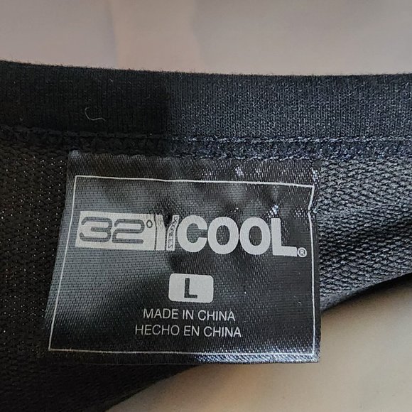 32 DEGREES COOL Solid All Black Pullover Drawstring Waist Dress Womens L Large - Picture 5 of 7